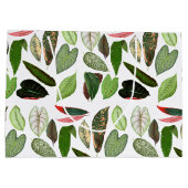 Botanische Waterverf groene bladeren Groot Cadeauzakje (Achterkant)