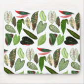 Botanische Waterverf  groene bladeren Muismat (Voorkant)