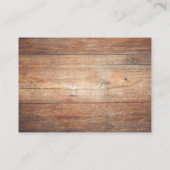 Botanische Waterverf Hout Wedding Website RSVP Informatiekaartje (Achterkant)