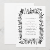 Botanische Waterverf Kaart (Voorkant / Achterkant)