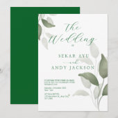 botanische waterverf kaart (Voorkant / Achterkant)