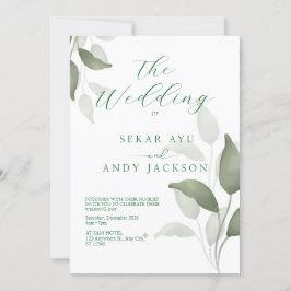 botanische waterverf kaart