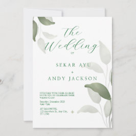 botanische waterverf kaart