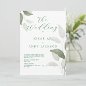 botanische waterverf kaart (Staand voorkant)