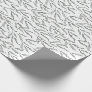 Botanische Waterverf laat Australische eucalyptus  Cadeaupapier