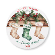 Botanische Waterverf met elegante kerst