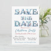 Botanische Waterverf met elegante kerst Kaart (Staand voorkant)