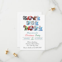 Botanische Waterverf met elegante kerst