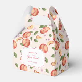 Botanische Waterverf Perziken & Bloesems Bedankdoosjes