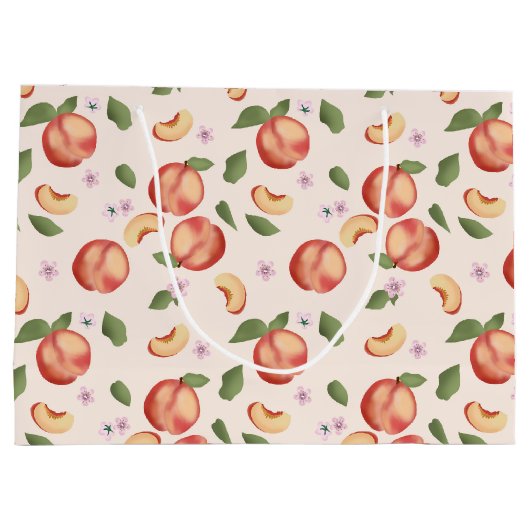 Botanische Waterverf Perziken & Bloesems Groot Cadeauzakje (Achterkant)