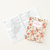 Botanische Waterverf Perziken & Bloesems Recept Notitieboek (Binnen)