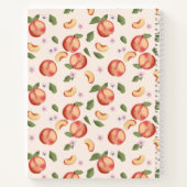 Botanische Waterverf Perziken & Bloesems Recept Notitieboek (Achterkant)