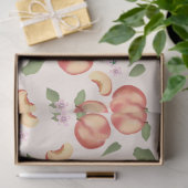 Botanische Waterverf Perziken & Bloesems Tissuepapier (Geschenk)