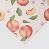 Botanische Waterverf Perziken & Bloesems Tissuepapier (Detail)