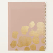 Botanische Waterverf Plant Script Name Blush Planner (Achterkant)