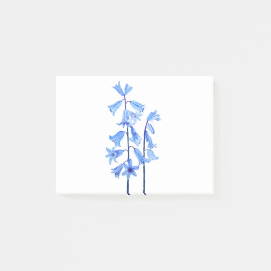 Botanische waterverf van blaasbloem post-it® notes (Voorkant)