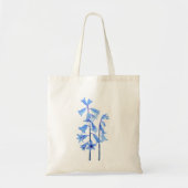 Botanische waterverf van blaasbloem tote bag (Voorkant)