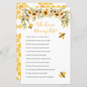 Botanische Waterverf van de bijen die het beste sp (Voorkant / Achterkant)