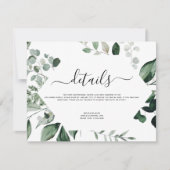 Botanische Waterverf van de olievlek Kaart (Voorkant)