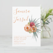 Botanische Waterverf van de olifantenvlek Kaart (Staand voorkant)