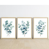 Botanische Waterverf van Eucalyptus Muurkunst Sets