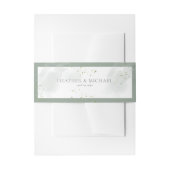 Botanische Waterverf van Floral Uitnodigingen Wikkel (Voorkant Voorbeeld)