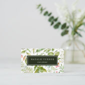 Botanische Waterverf Visitekaartje (Staand voorkant)