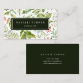 Botanische Waterverf Visitekaartje (Voorkant / Achterkant)
