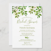 Botanische Waterverf Vrijgezellenfeest Kaart (Voorkant)