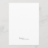 Botanische Waterverf Vrijgezellenfeest Raad eens w Programmakaart (Achterkant)