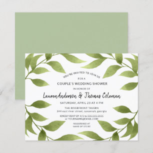 Botanische Waterverf Wilgen van de  van de paar Kaart