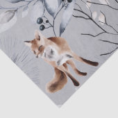 Botanische Waterverf winterfox Tissuepapier (Detail)