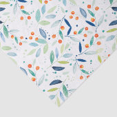 Botanische Waterverven met kleurrijke botanische p Tissuepapier (Detail)