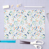 Botanische Waterverven met kleurrijke botanische p Tissuepapier (Craft)