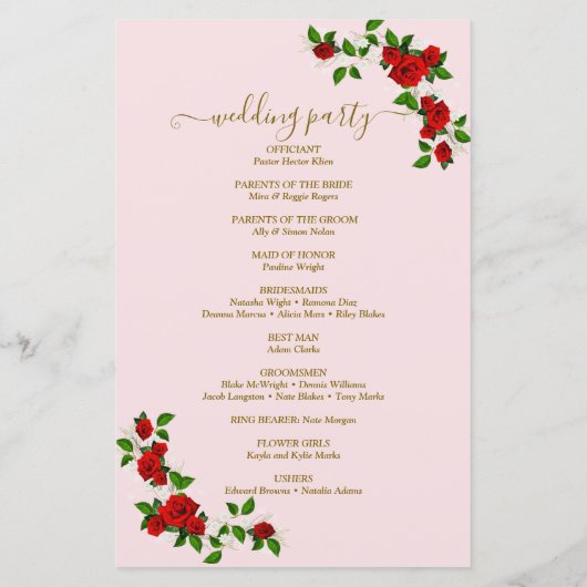 Botanische weddenschappen tussen Turkse Rozen Flow (Achterkant)