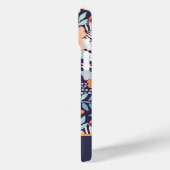 Botanische weelderige bloemenpatroon scriptnaam Case-Mate iPhone case (Achterkant / Links)