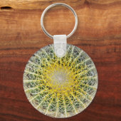 Botanische Wereldbol Cactus Plant Foto Sleutelhanger (Voorkant)