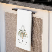 Botanische whisky gepersonaliseerd theedoek