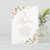 Botanische Wildbloemen Doop doop doop Kaart (Staand voorkant)