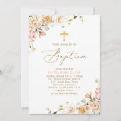 Botanische Wildbloemen Doop doop doop Kaart (Voorkant)