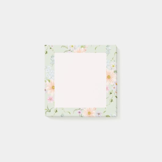 Botanische Wilde Bloem Post-it® Notes (Voorkant)