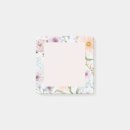 Botanische Wilde Bloem Post-it® Notes (Voorkant)