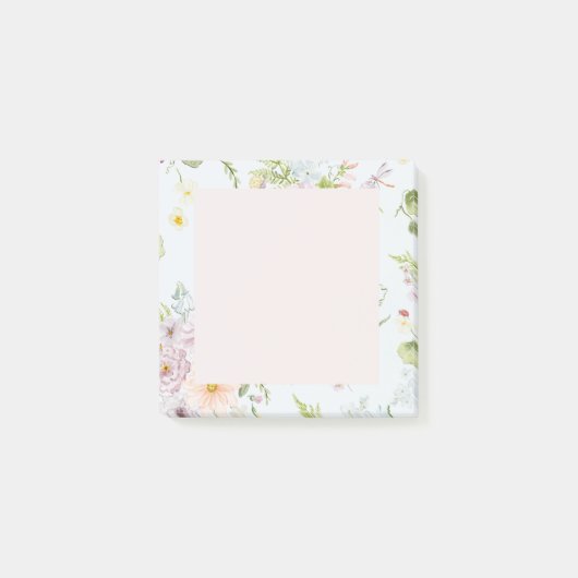 Botanische Wilde Bloem Post-it® Notes (Voorkant)