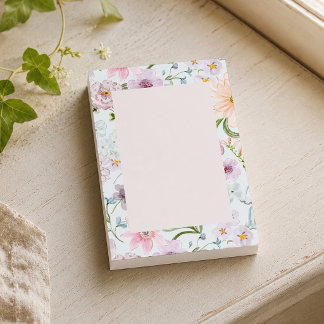 Botanische Wilde Bloem Post-it® Notes