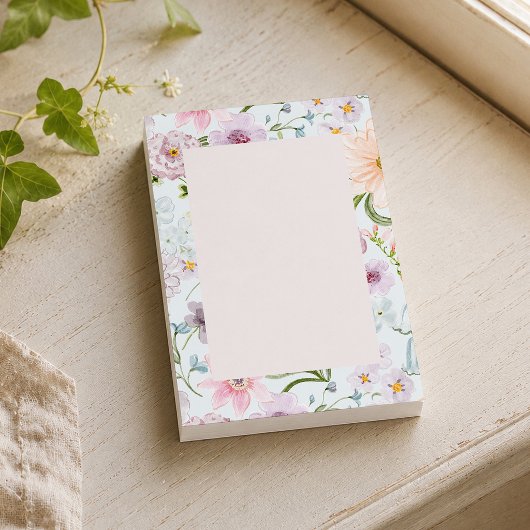 Botanische Wilde Bloem Post-it® Notes