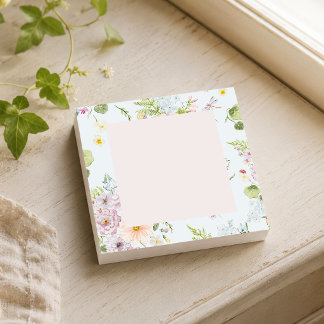 Botanische Wilde Bloem Post-it® Notes