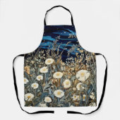 Botanische wilde bloem romantische tuin bloemig sc schort (Voorkant)