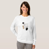 Botanische Wilde Bloemen Boho Floral Graphic T-shirt (Voorkant volledig)