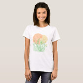Botanische wilde bloemen Natuur Lover Summer Vibes T-shirt (Voorkant volledig)