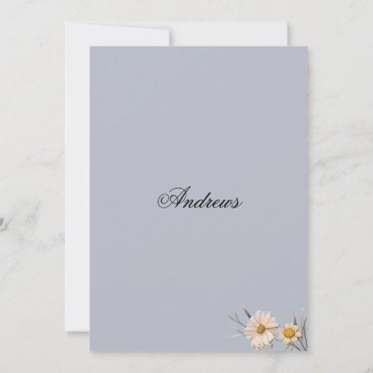 Botanische wilde bloemen tuin bloementuin Vrijgeze Kaart (Achterkant)